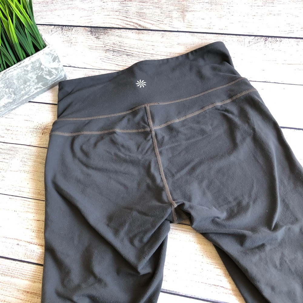 Athleta grey ladies workout leggings size S